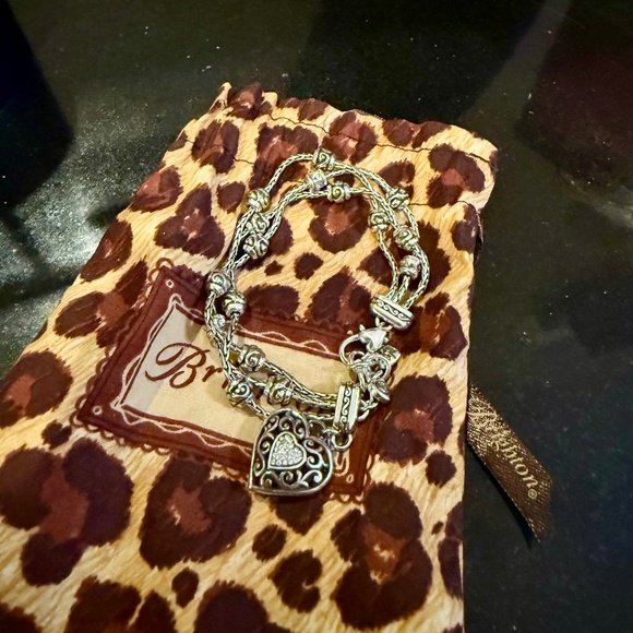 BRIGHTON Reno Heart silver multi‎ strand link bracelet - Picture 3 of 6